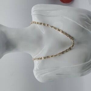 Vintage Erwin Pearl Byzanite Silver Bonded Necklace 15 Inch N3623